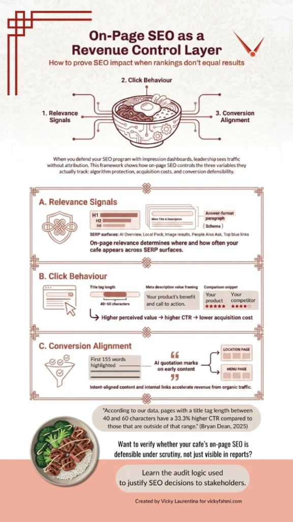 On page SEO as revenue layer