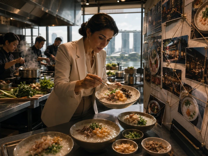 A brand director of restaurant is evaluating her restaurant branding visibility.