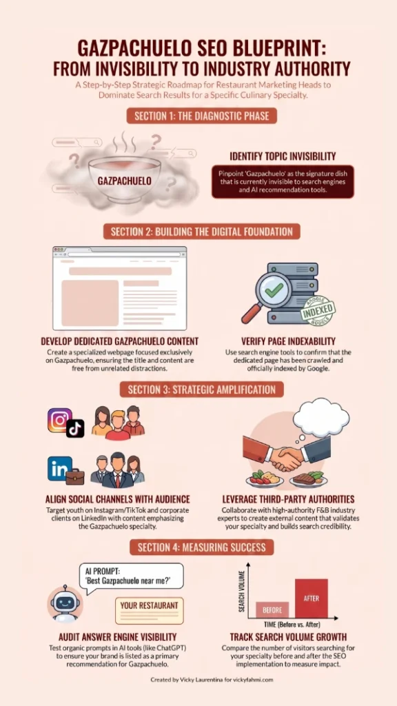 Infographic about SEO for restaurant